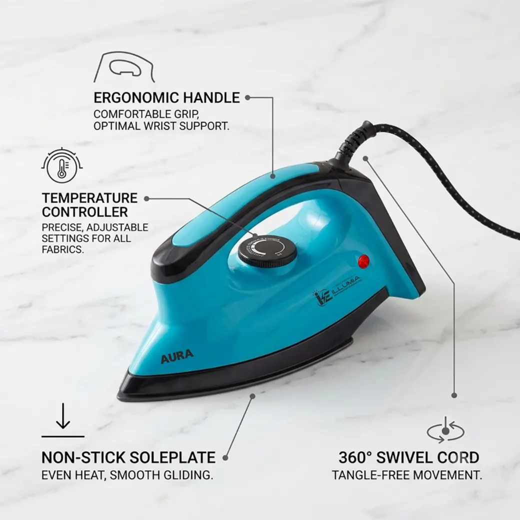 AURA DRY IRON 1000W