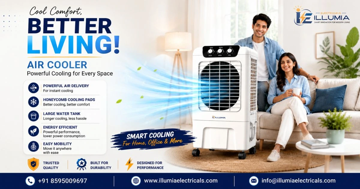 Best Air Cooler for Home and Office Illumiael Ectricals