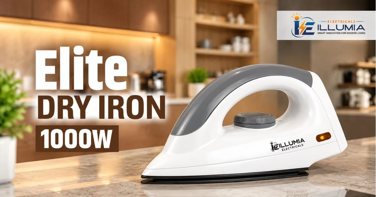 Elite Dry Iron 1000W in online Illumia Electricals